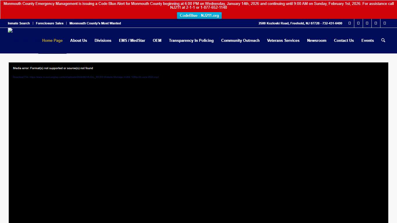 Monmouth County Sheriff's Office – MCSO